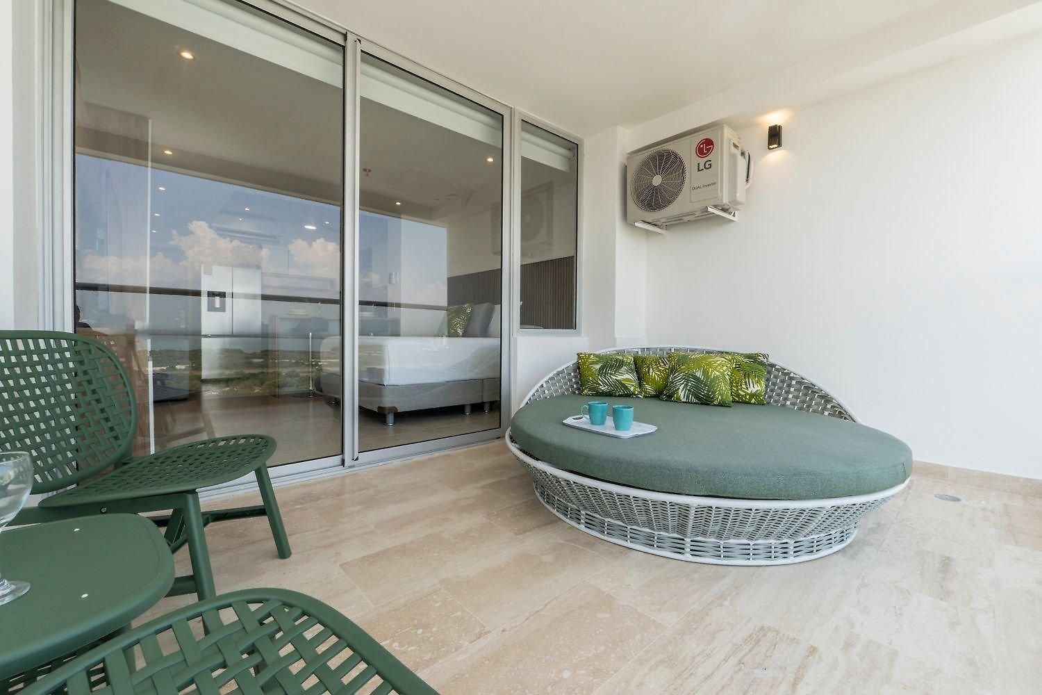 Cb1638 | Con Daybed Piso 16 Y Balcón Panorámico *