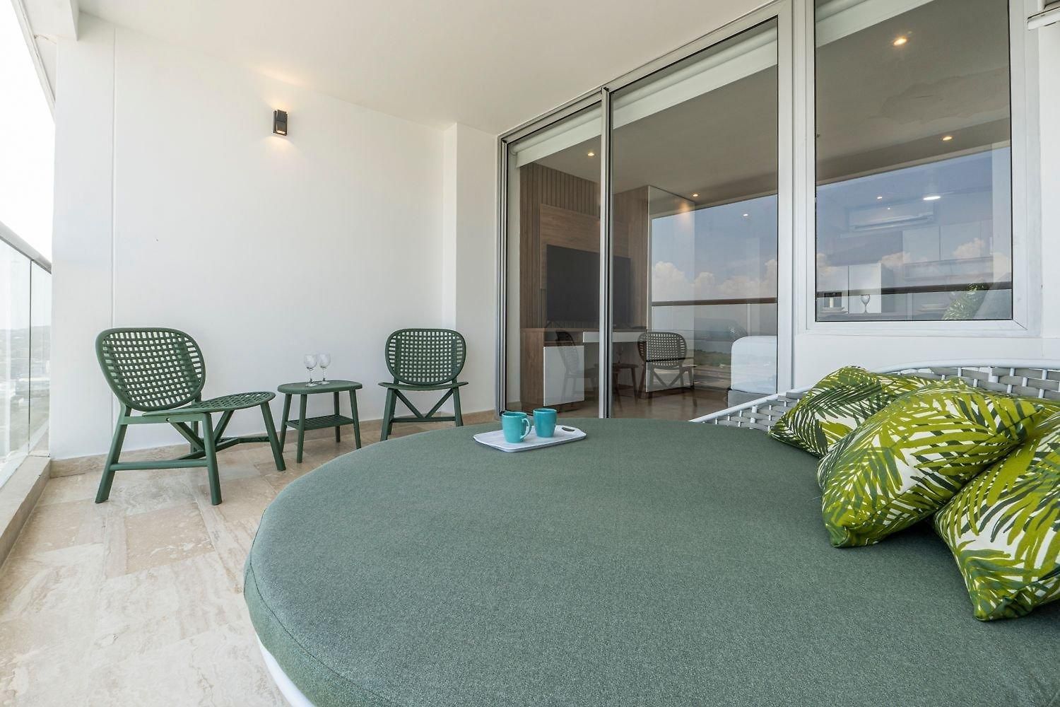 Apartamento Cb1638 | Con Daybed Piso 16 Y Balcón Panorámico *