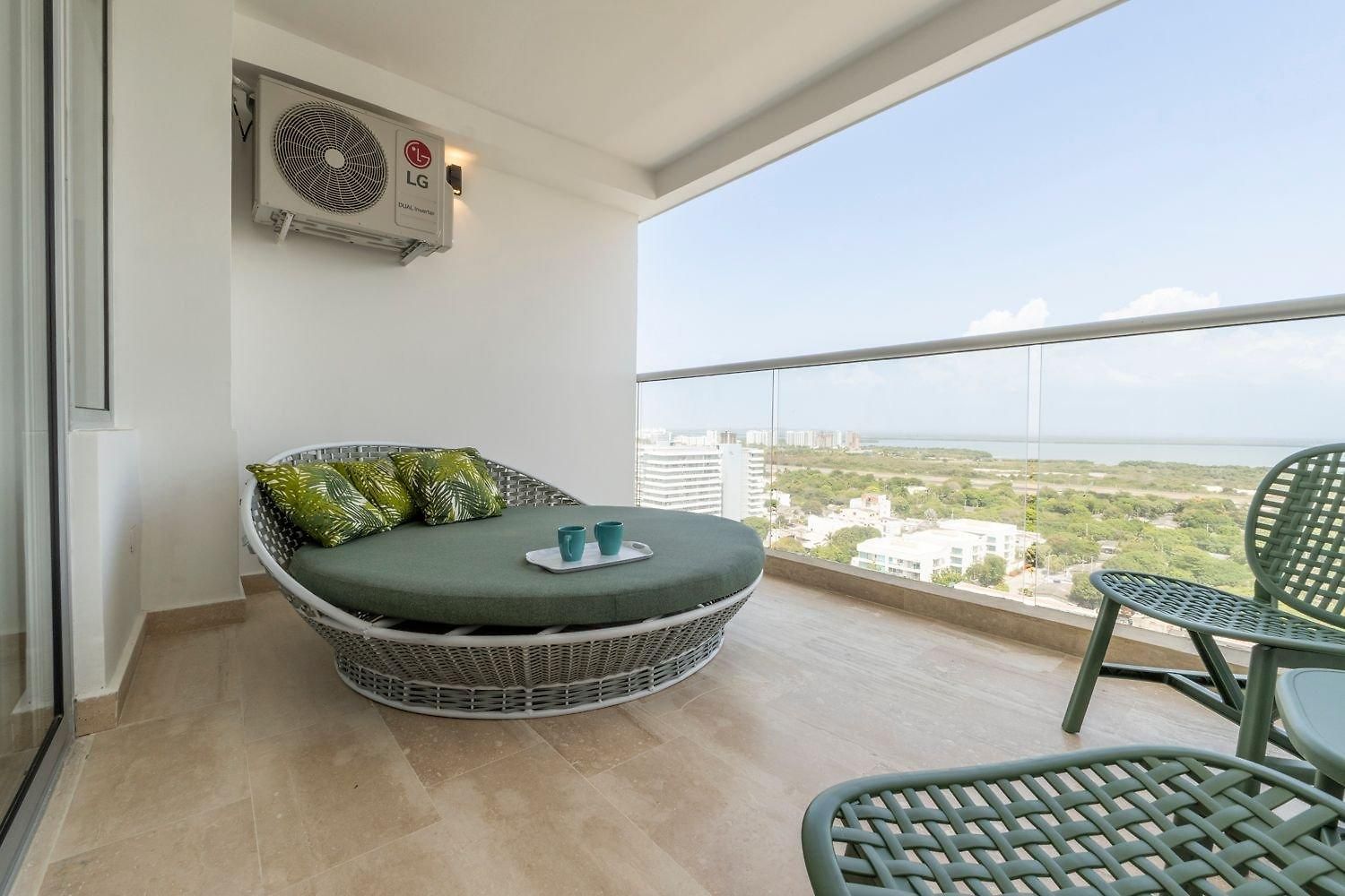 Cb1638 | Con Daybed Piso 16 Y Balcón Panorámico