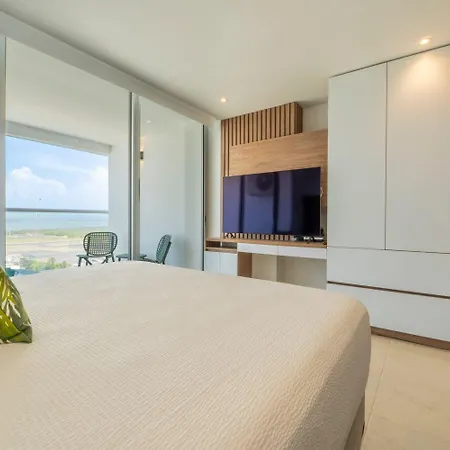Cb1638 | Con Daybed Piso 16 Y Balcón Panorámico Apartamento *